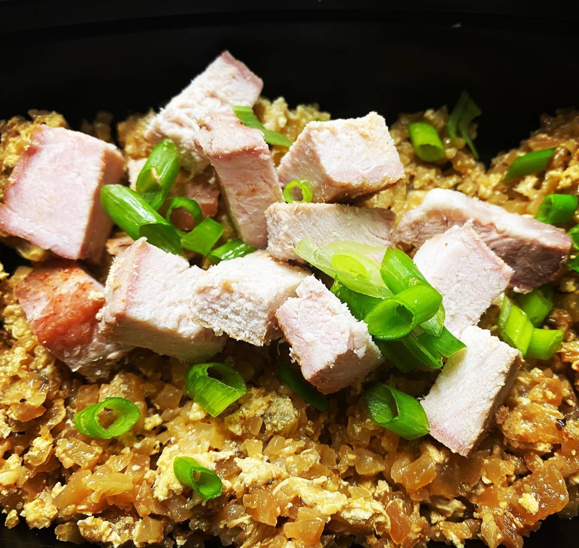 Pork Fried Rice - Cauliflower (Paleo Friendly)