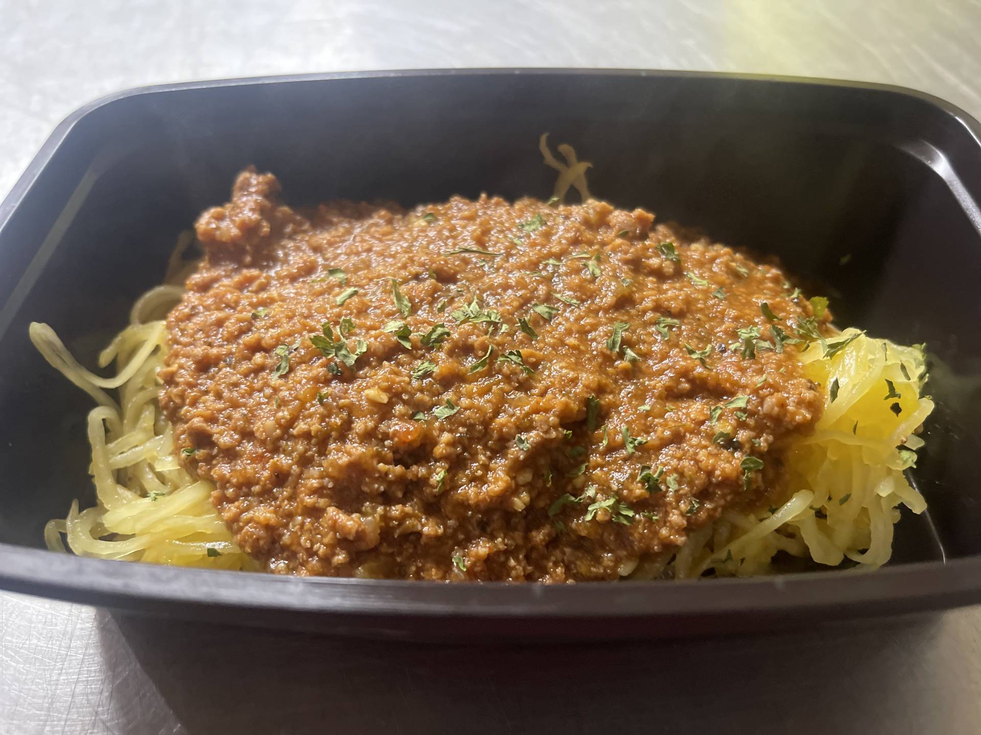 Spaghetti Bolognese - Spaghetti Squash