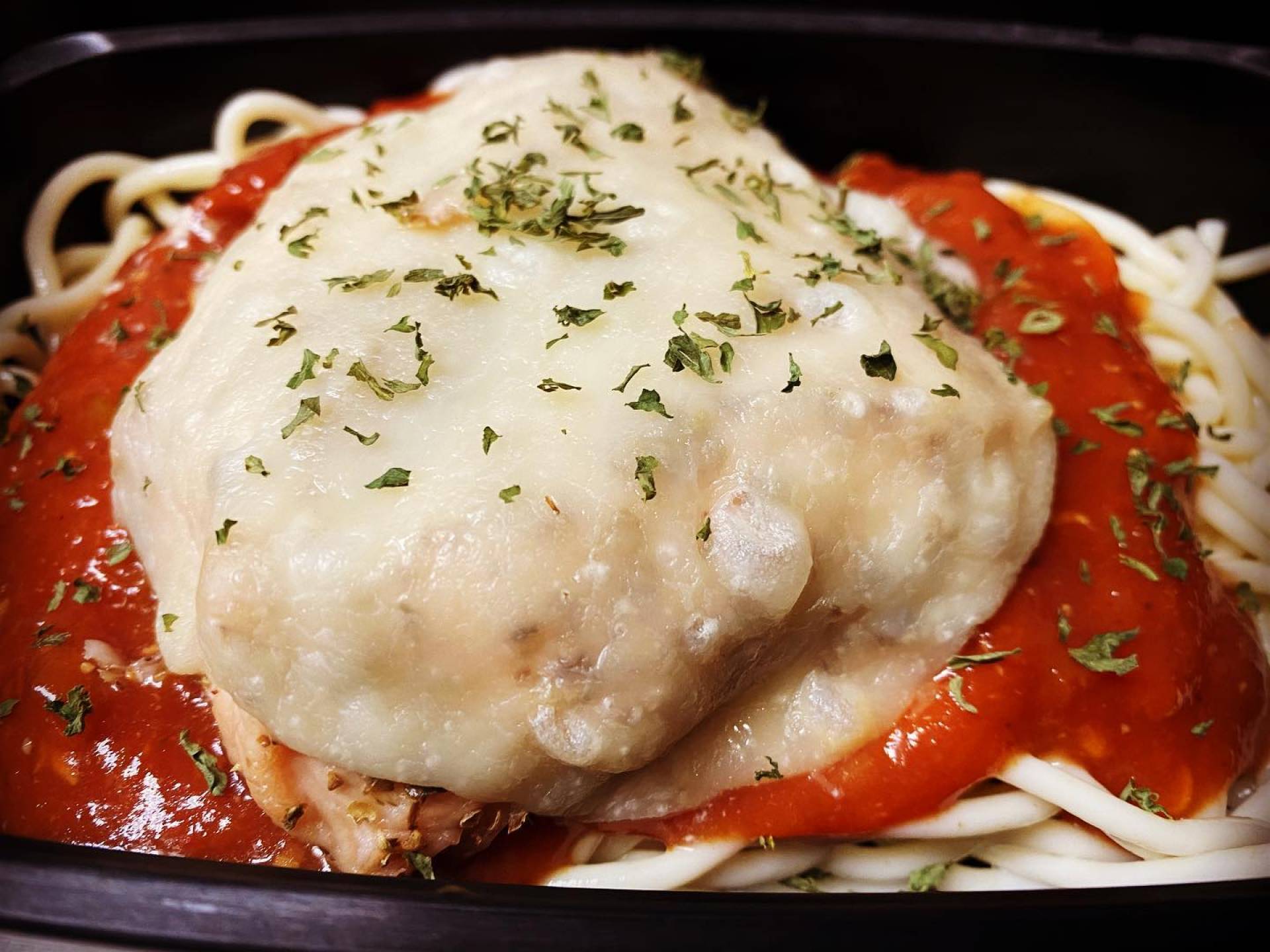 Chicken Parmesan - Spaghetti Squash