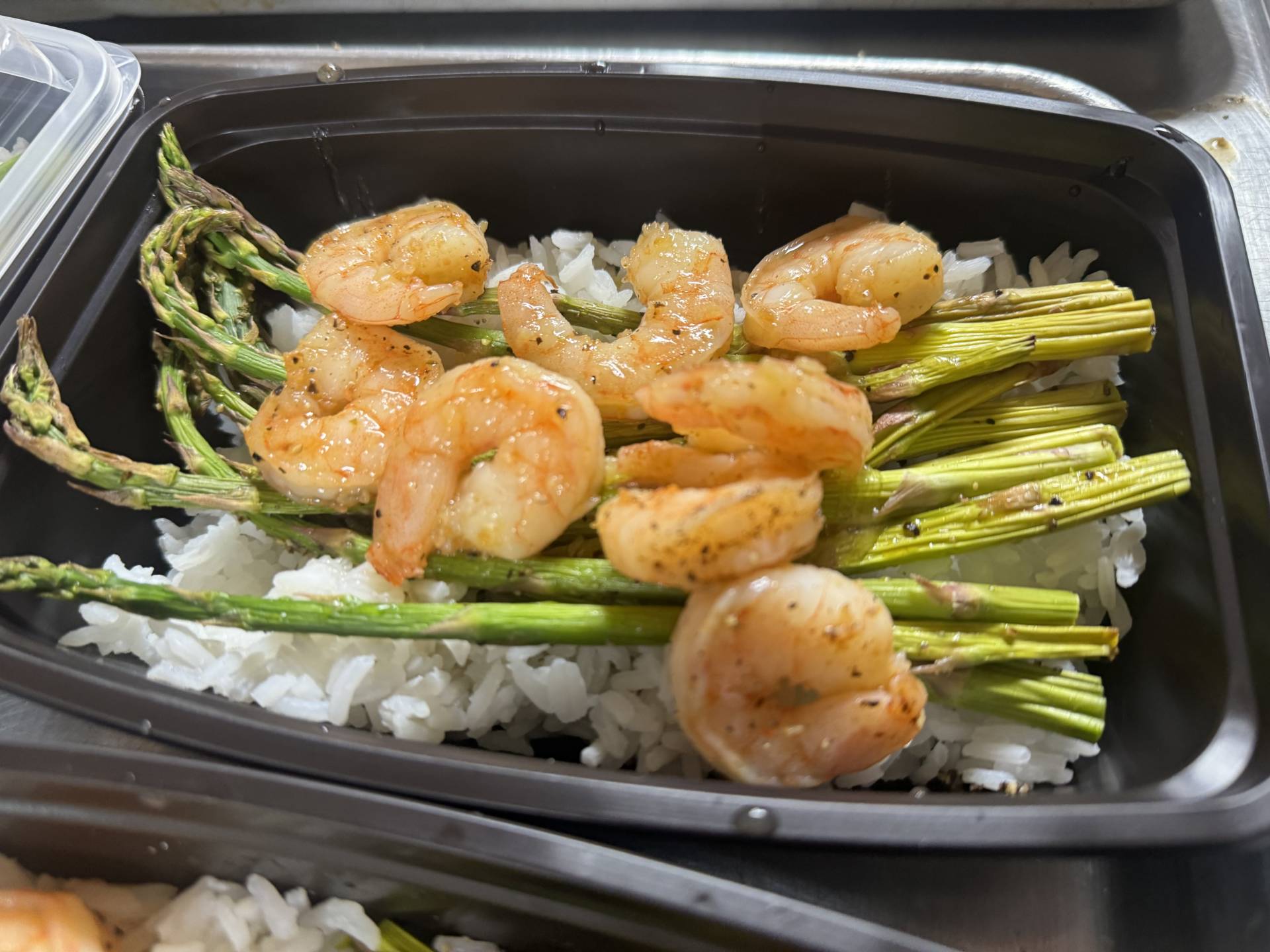 Garlic Butter Shrimp w/ Asparagus