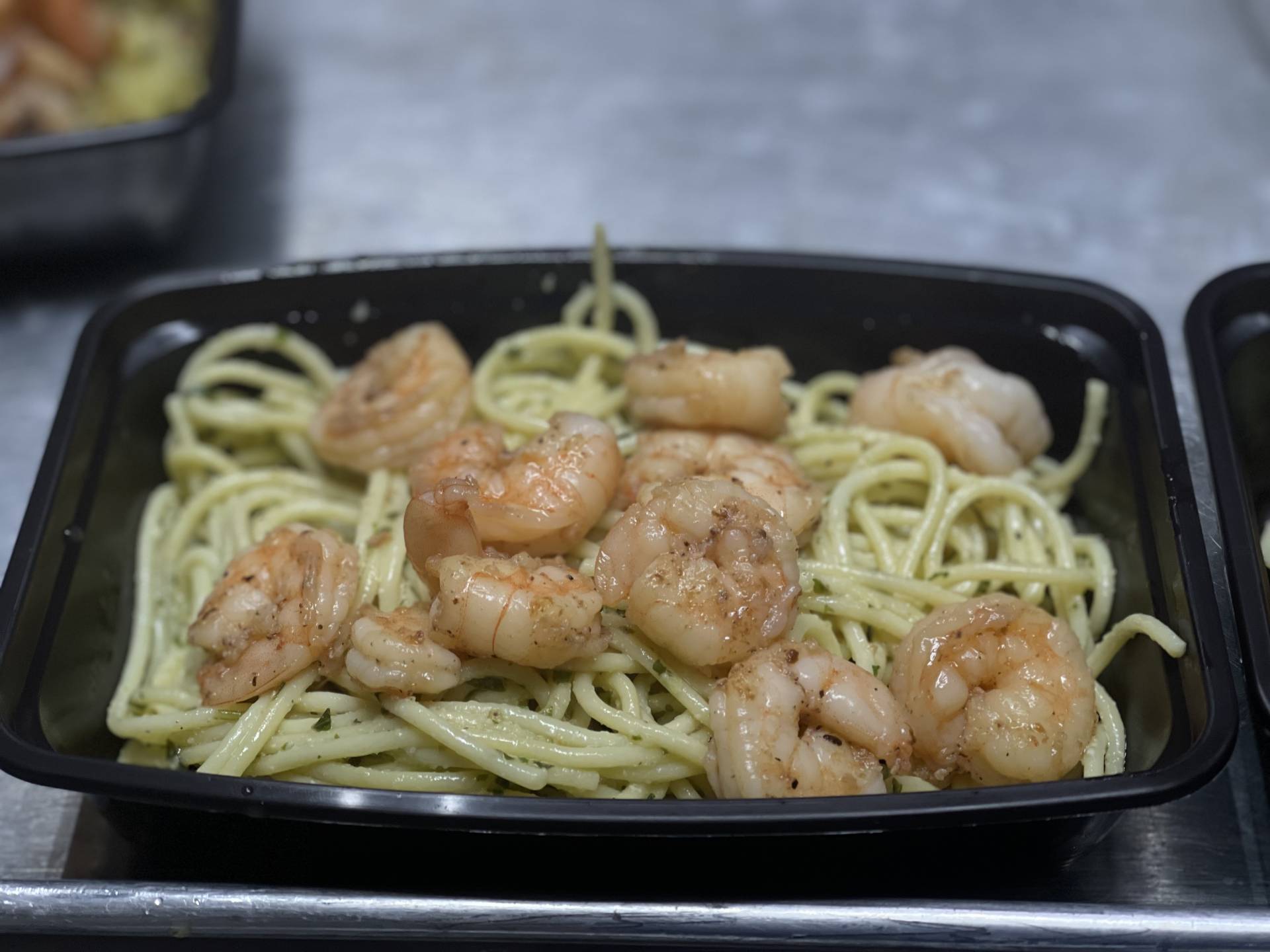 Shrimp Pesto Pasta