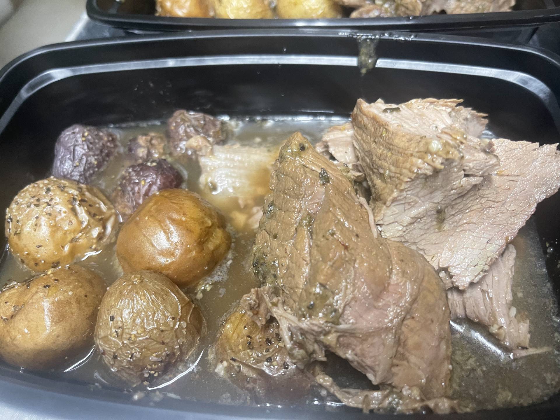 Garlic & Herb Braised Sirloin & Potatoes