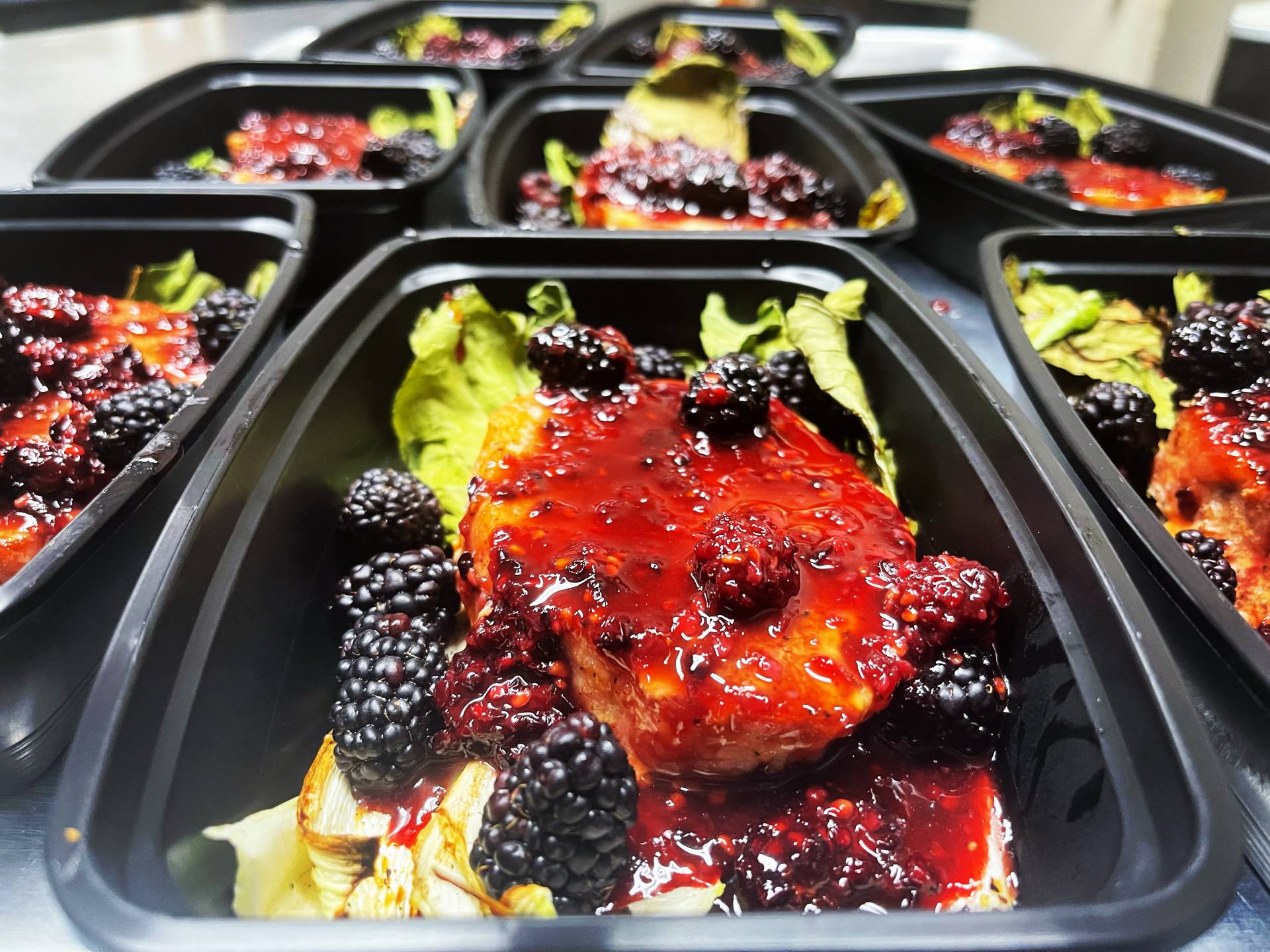 Blackberry Hoisin Glazed Pork