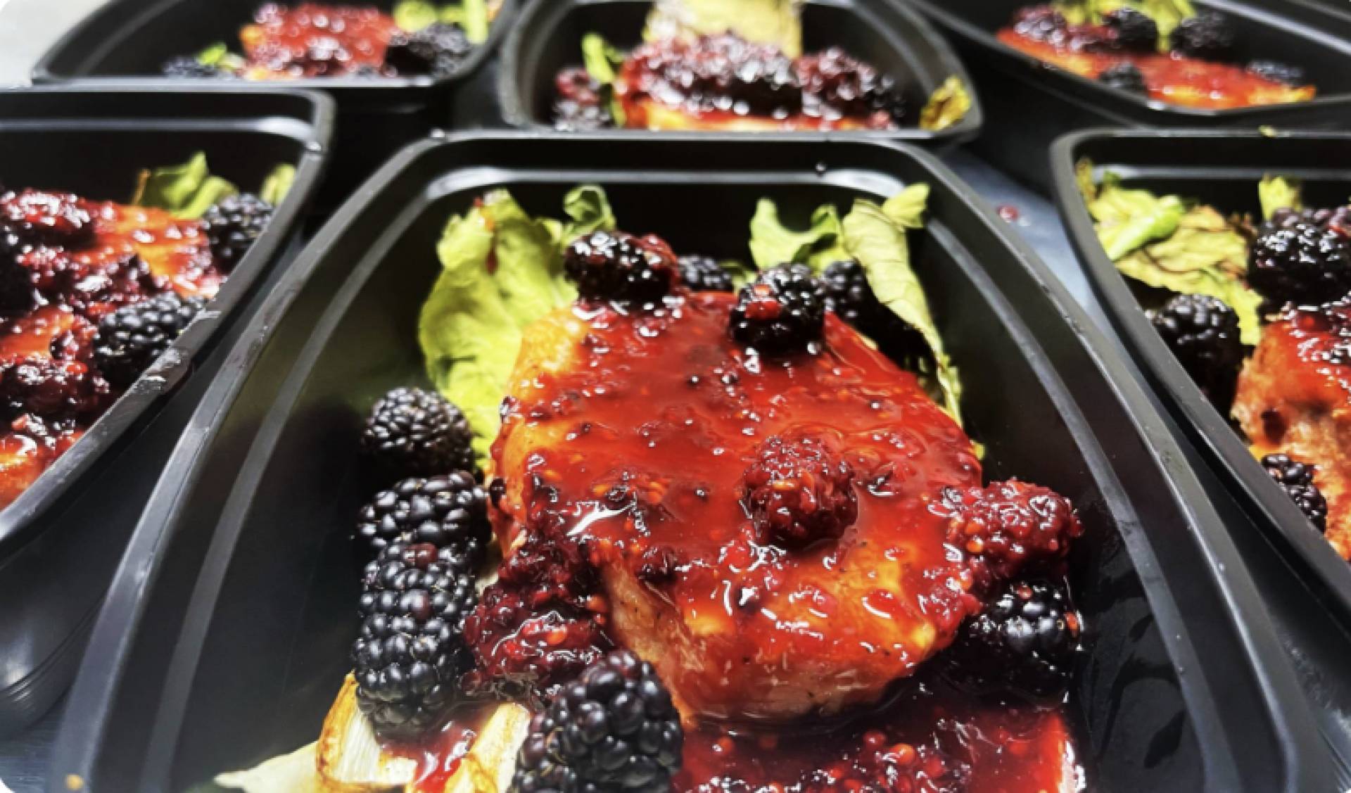 Mini Meal | Blackberry Hoisin Glazed Pork