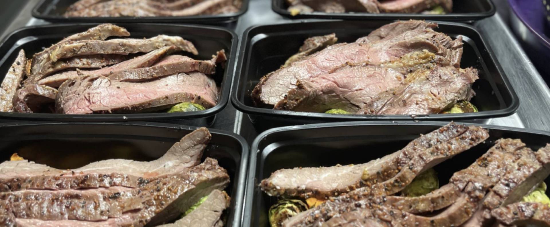 Mini Meals | Flank Steak w/ Roasted Brussel Sprouts and Butternut Squash