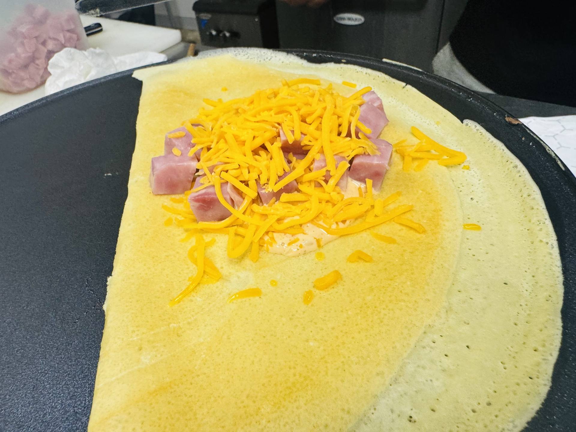 Ham & Cheese Crepe