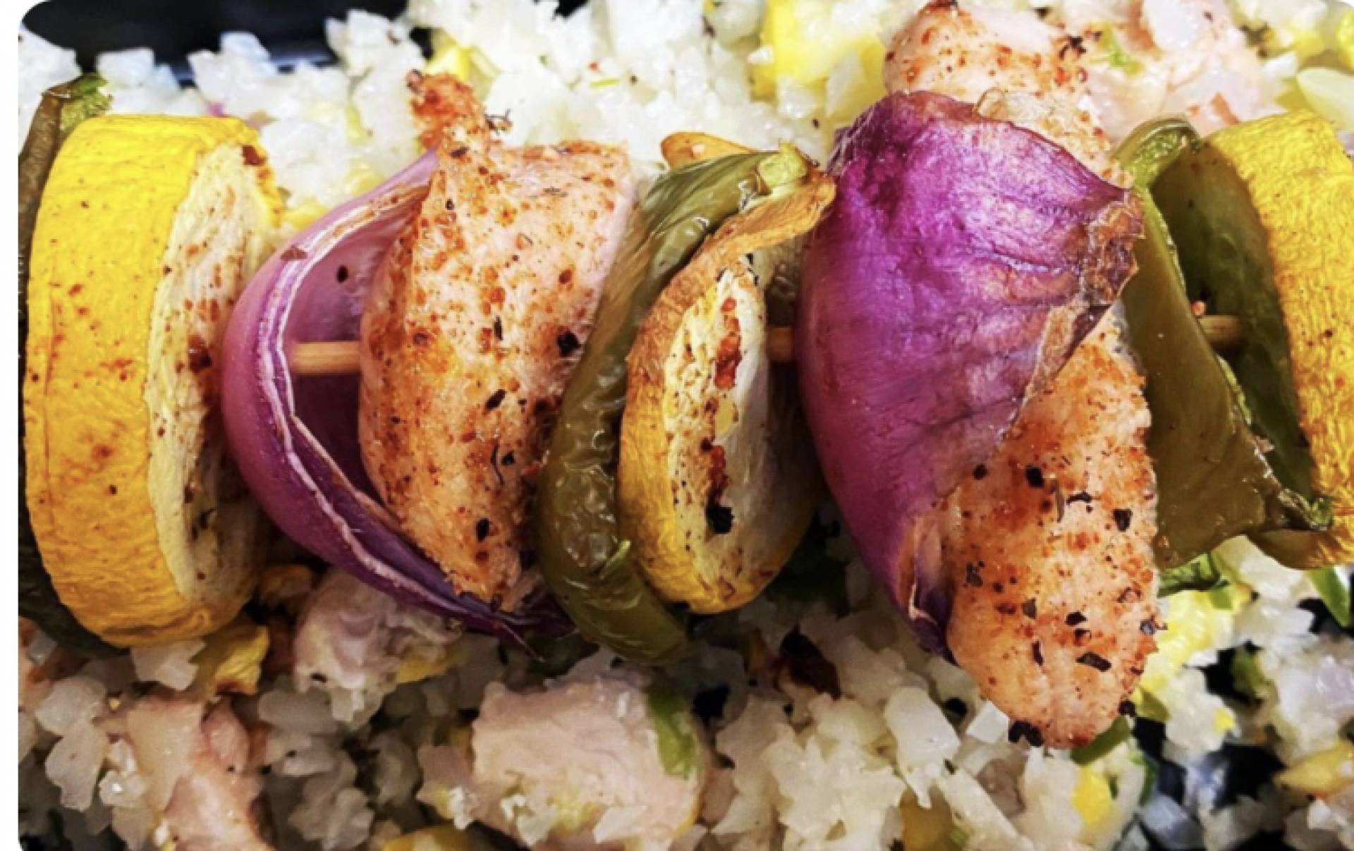 Mini Meal | Mardi Gras Chicken Kabobs