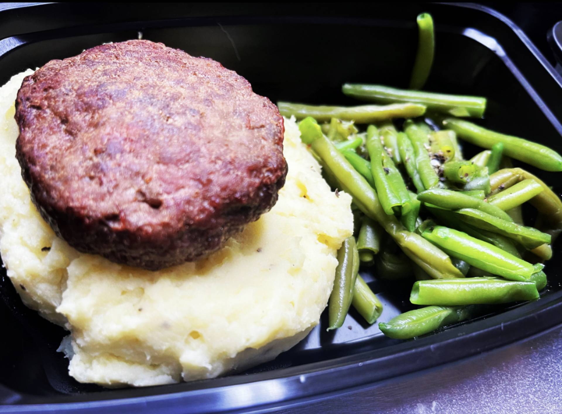 Hamburger Steak - Red Potato Mash